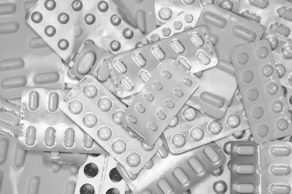 Free Image of Blisters of pills  