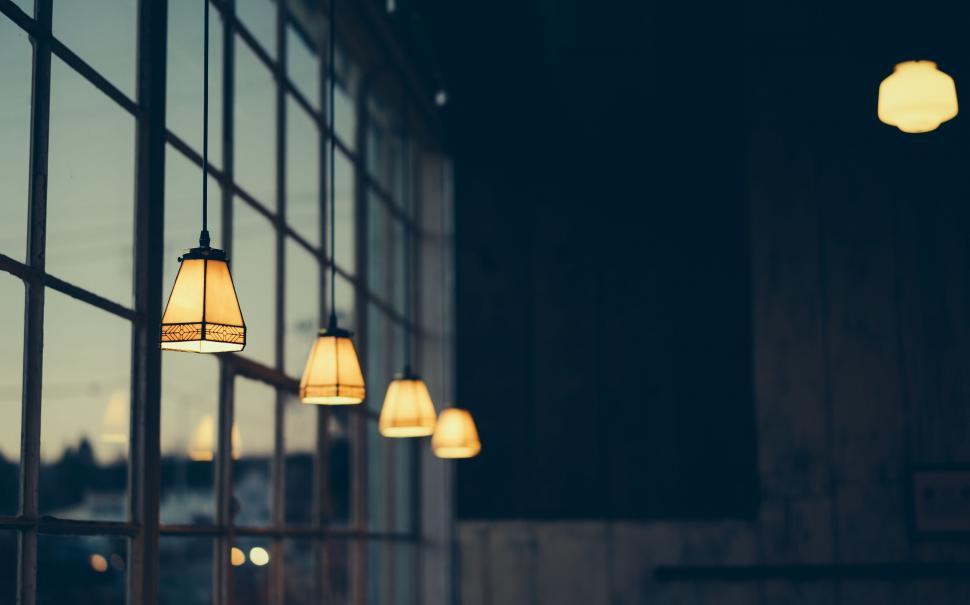 Free Image of Hanging Lamps  
