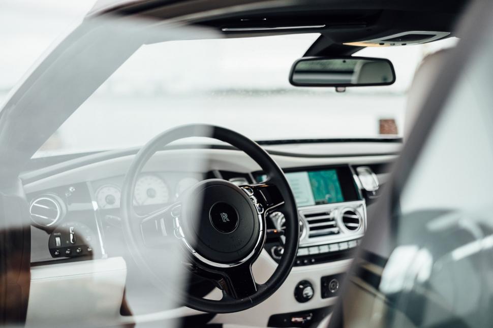 Free Image of Dashboard of Rolls Royce Car 