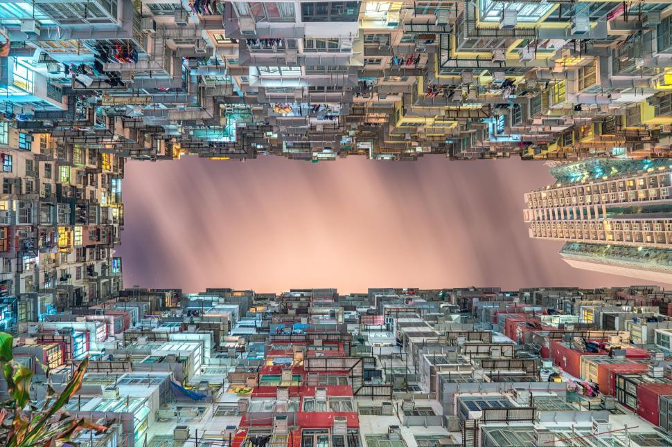 Free Image of Housing Apartments From Below  