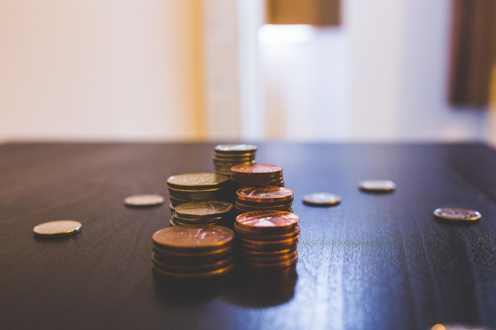 Free Image of Stack of Coins  