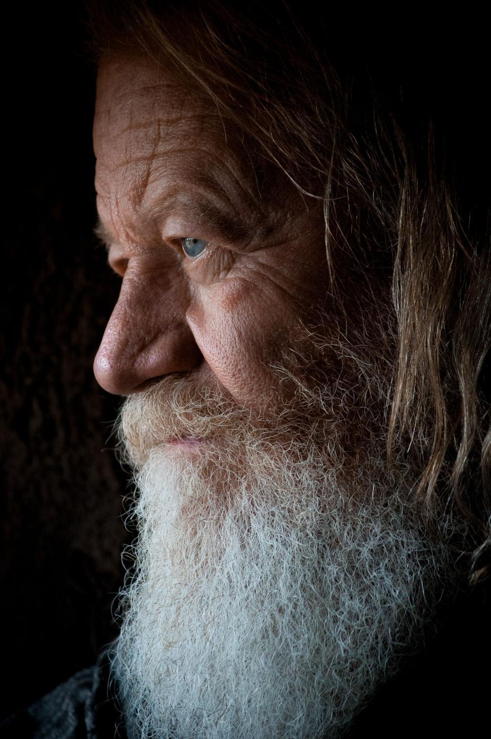 Free Image of Old Bearded Man  