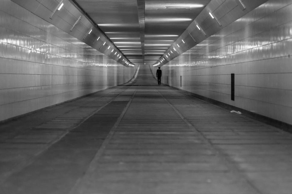 Free Image of Underground Subway Tunnel 