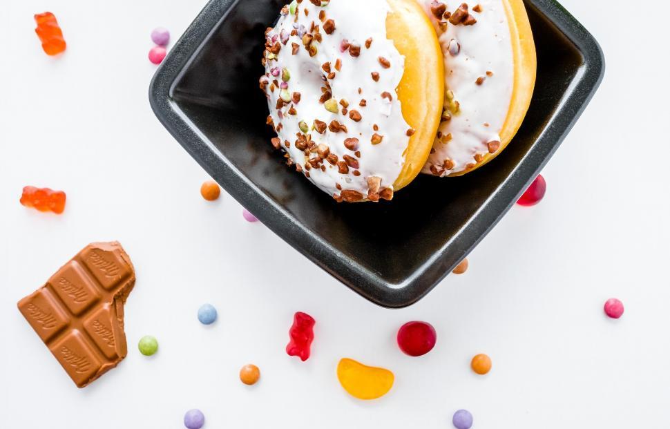 Free Image of Donuts and Chocolate 