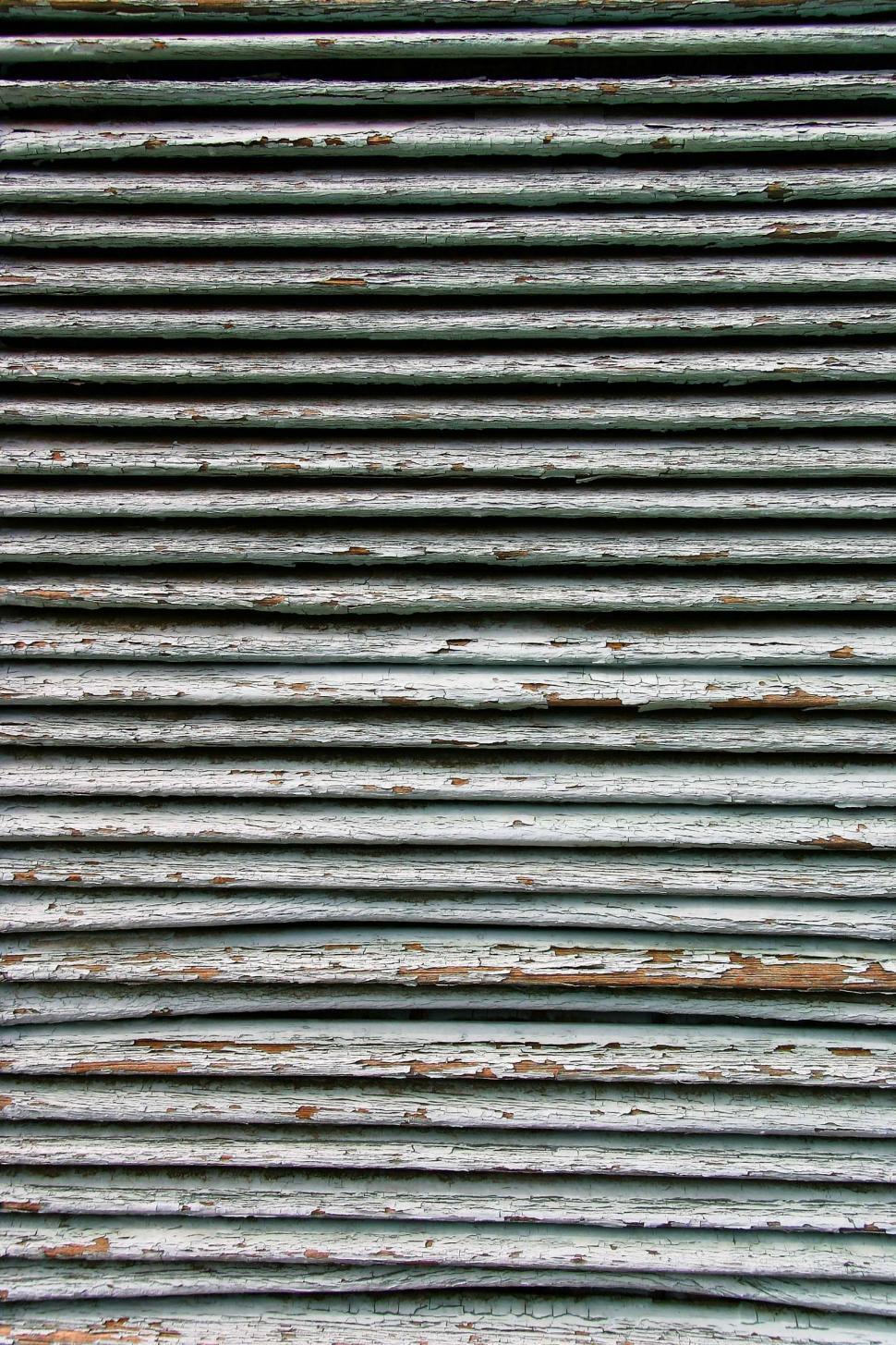 Free Image of Painted slats 