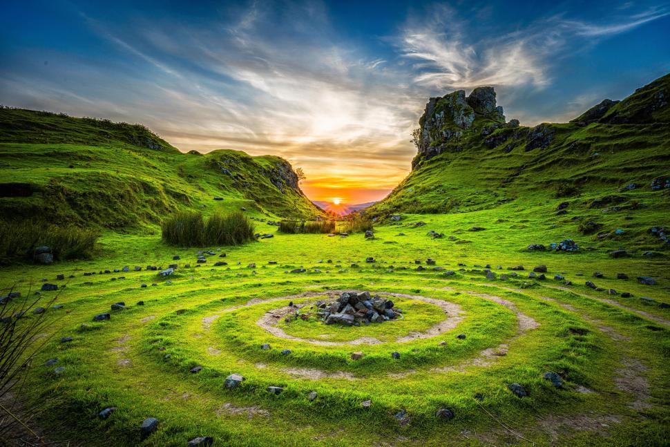 Free Image of Stone circles in Scotland  