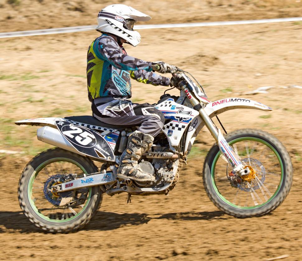 Free Image of Motocross rider 