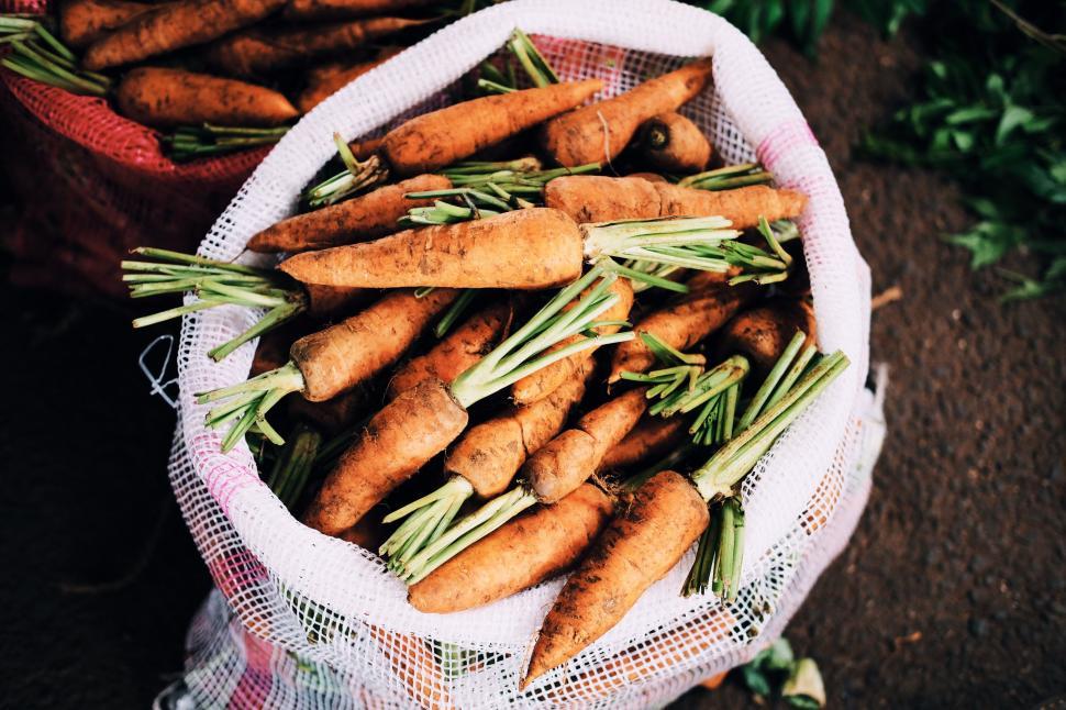 Free Image of Pile of Carrots  