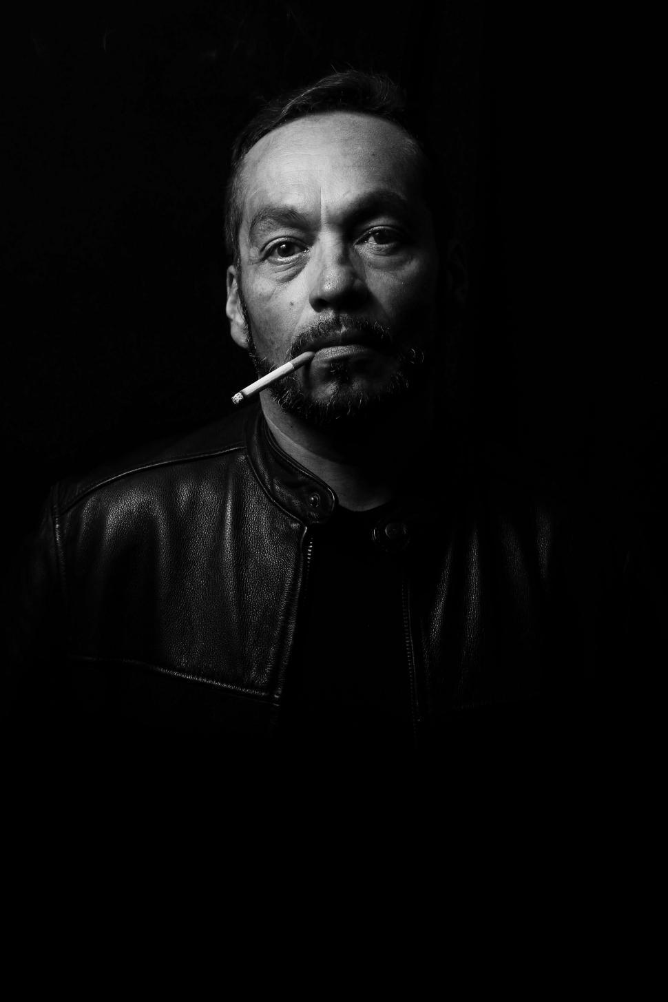 Free Image of Urban Man with Cigarette 