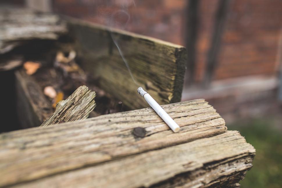 Free Image of Burning Cigarette 