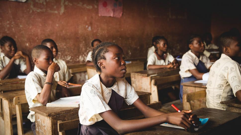 Free Image of Children in Classroom  