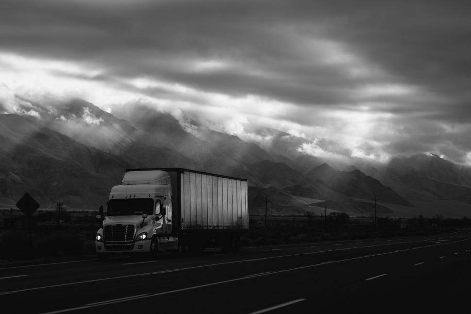 Free Image of Truck on Road  