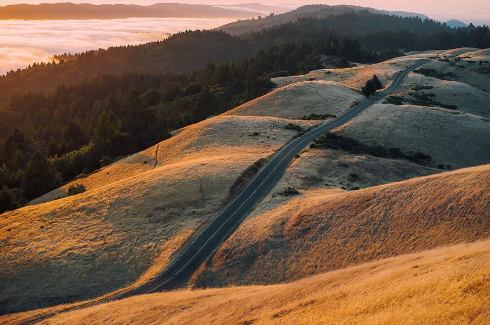Free Image of Road on Rock Mountain 