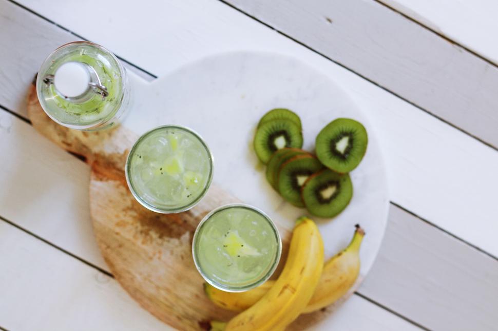 Free Image of Fruits with Lemon Juice  