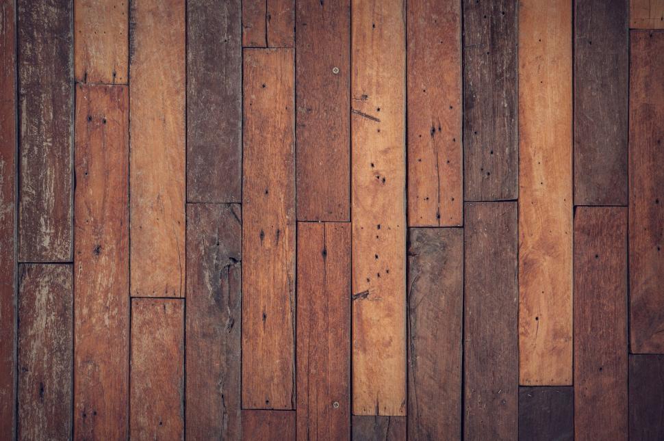 Free Image of Wooden floor - background  
