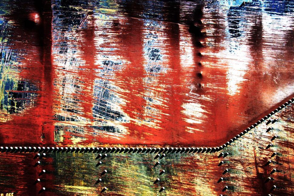 Free Image of Metal background scratched and worn 