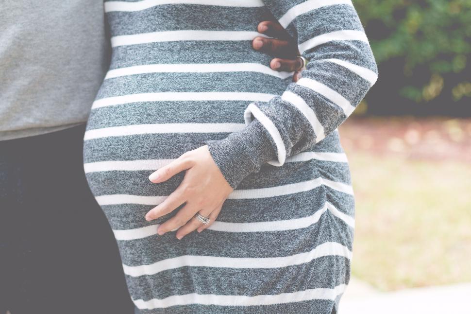 Free Image of Pregnant Woman With Her Partner 