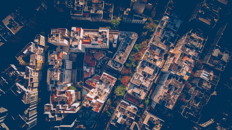 Free Image of Top View of Residential Area 