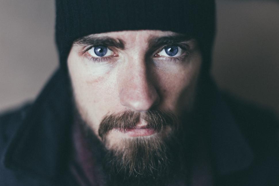 Free Image of Young Man with beard  