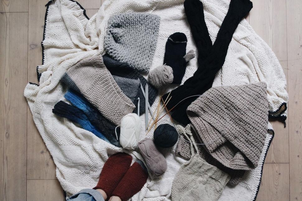 Free Image of Wool and woollen Clothes 