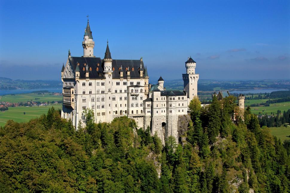 Free Image of Neuschwanstein Castle in Schwangau, Germany 