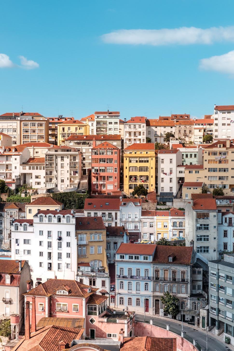 Free Image of Exterior View of buildings and houses in City  