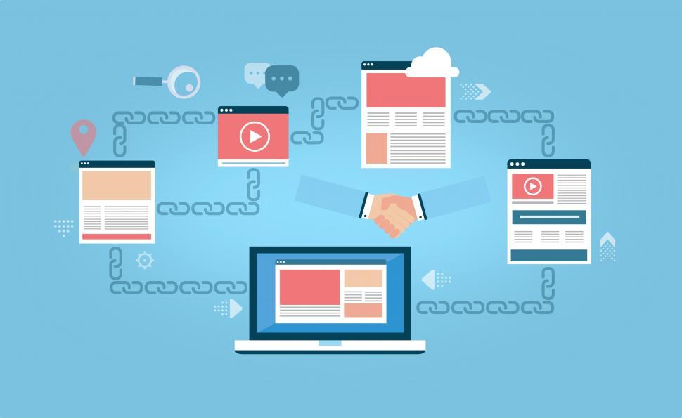 Free Image of Link Building - Backlinks - SEO 