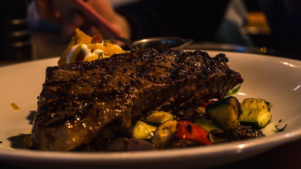 Free Image of Cooked Meat on Plate  