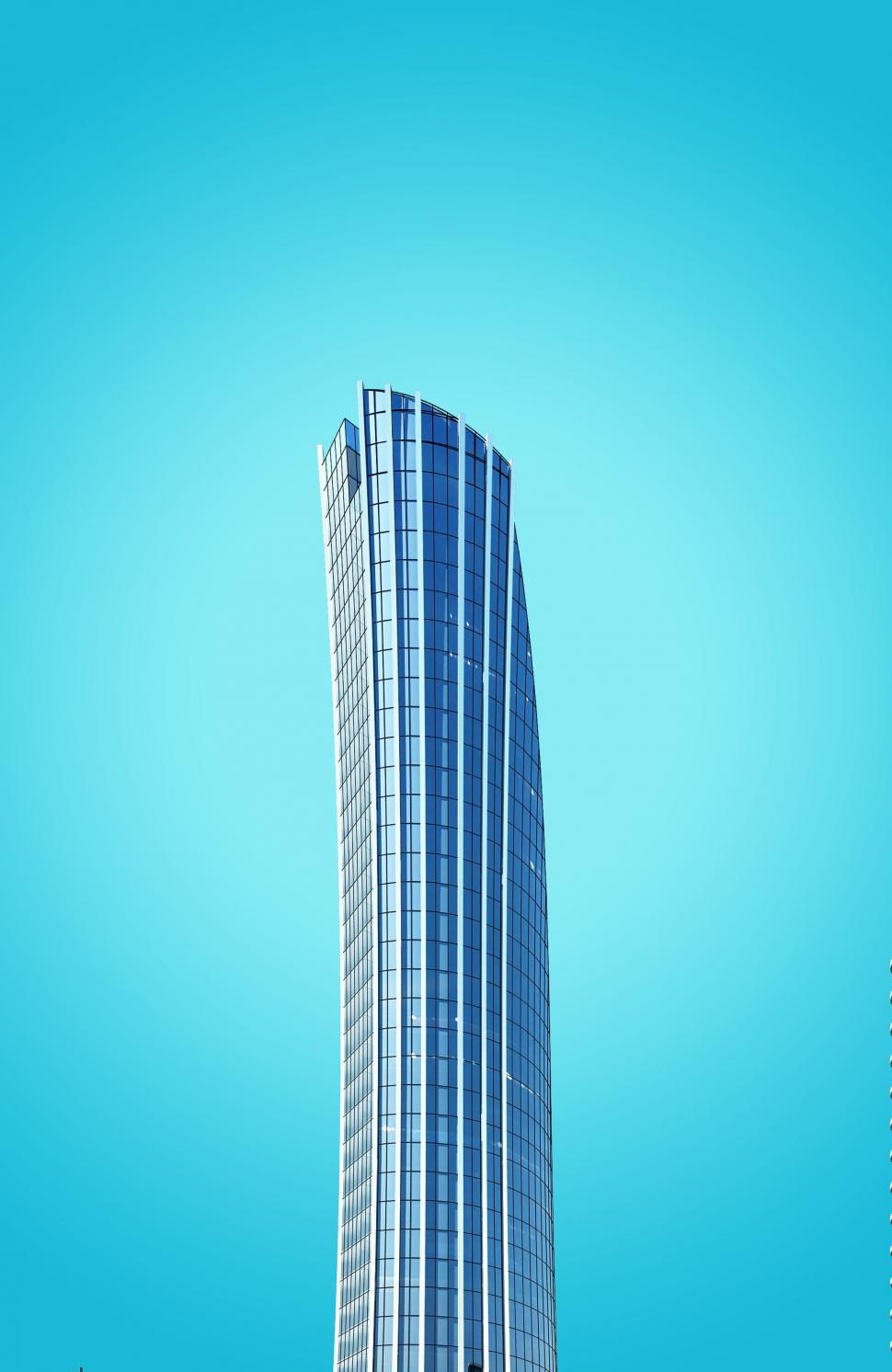 Free Image of Glass and Steel Skyscraper 