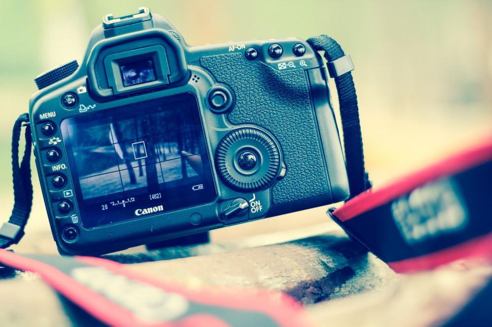 Free Image of Digital single-lens reflex camera 