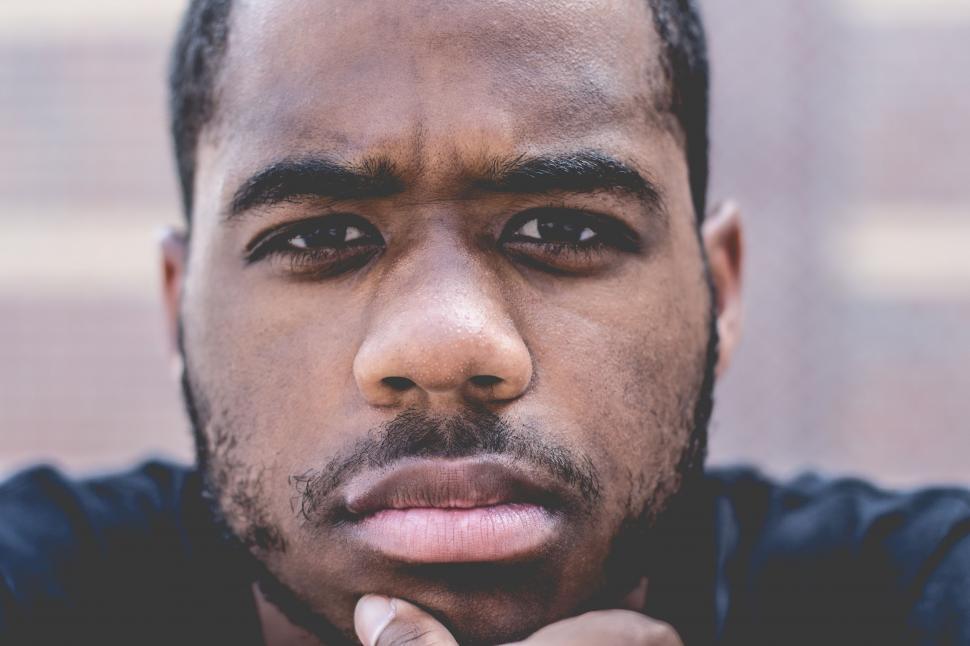 Free Image of African Man Face  