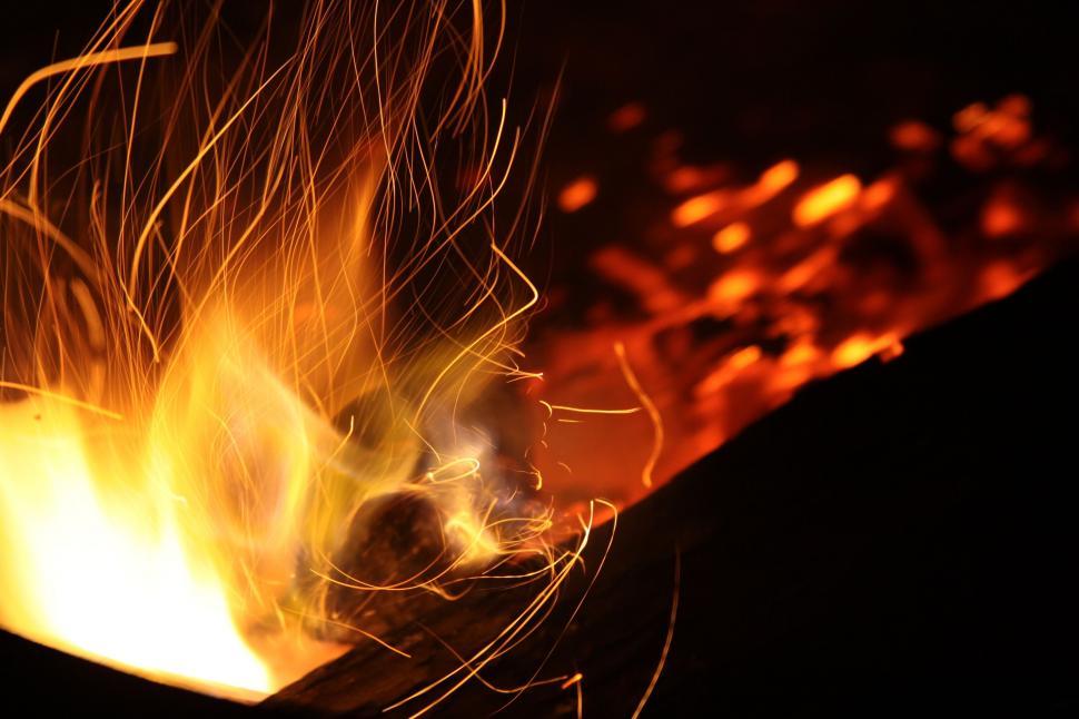 Free Image of Campfire Flame  