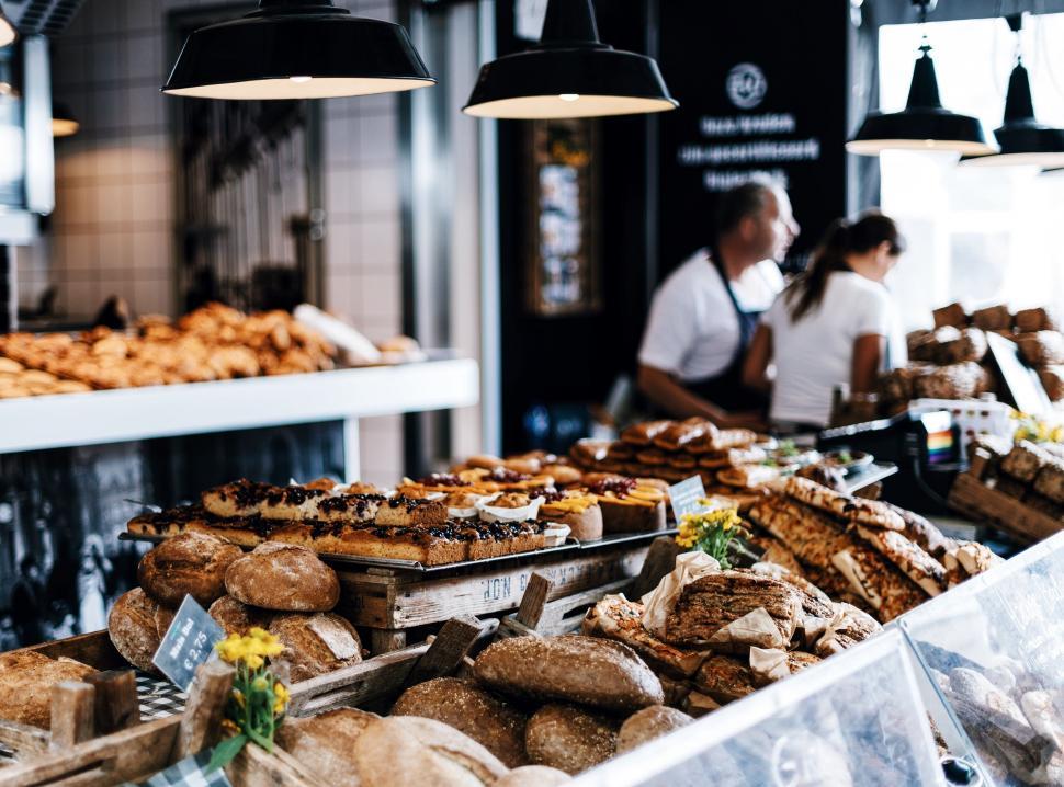 Free Image of Bread and pastry shop 