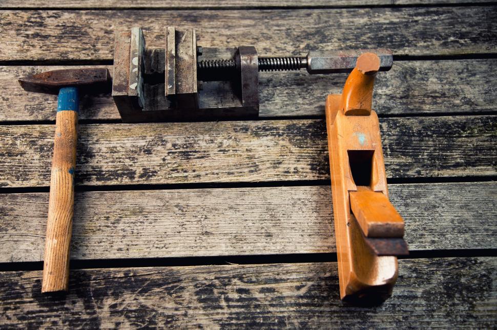 Free Image of Carpenter tools 