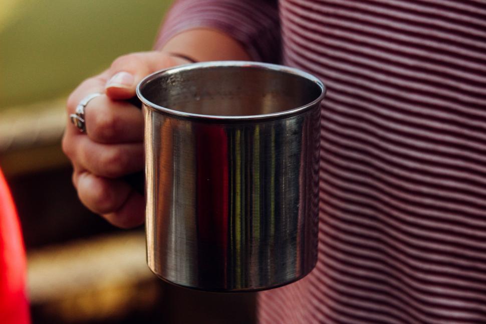 Free Image of Camping mug 