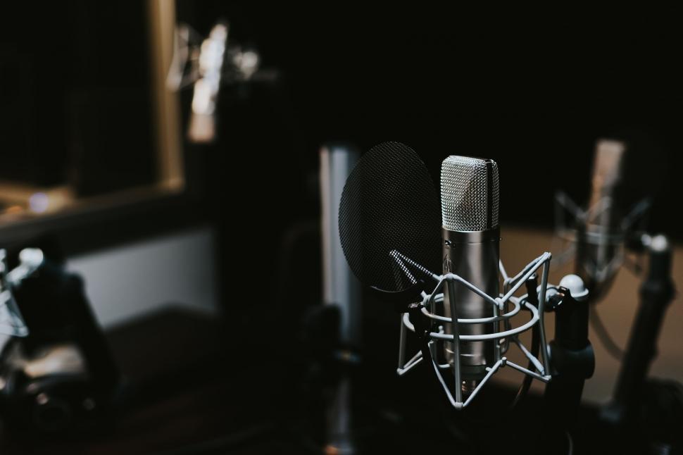 Free Image of Studio Condenser Microphone  