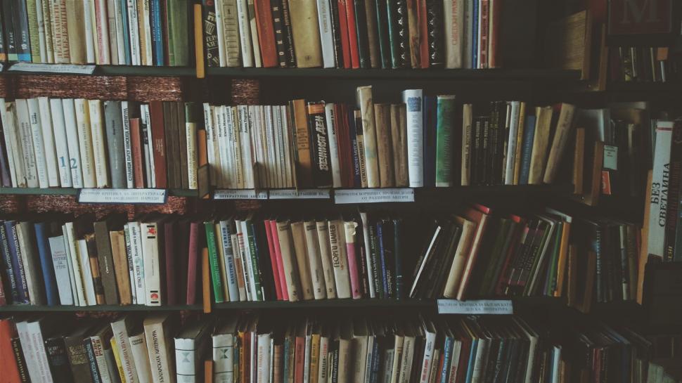 Free Image of Books in Library 