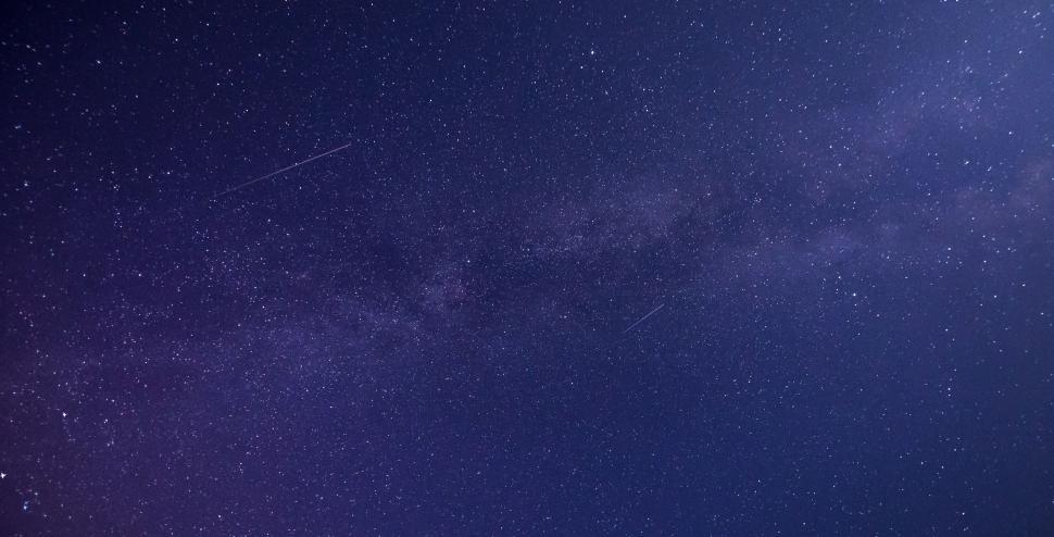 Free Image of Blue Starry Sky  