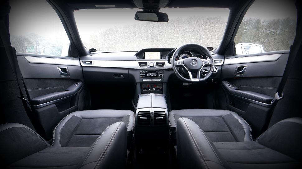 Free Image of Dashboard of Mercedes Car  