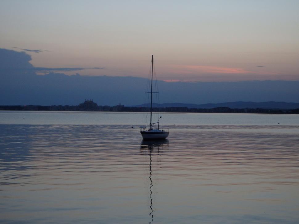 Free Image of Sailboat in Sea  