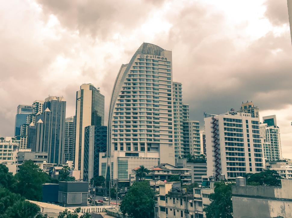 Free Image of Skyscrapers Of Bangkok City  