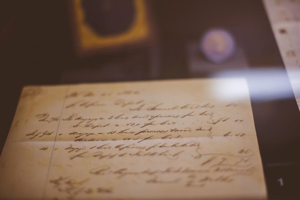 Free Image of Old Document 