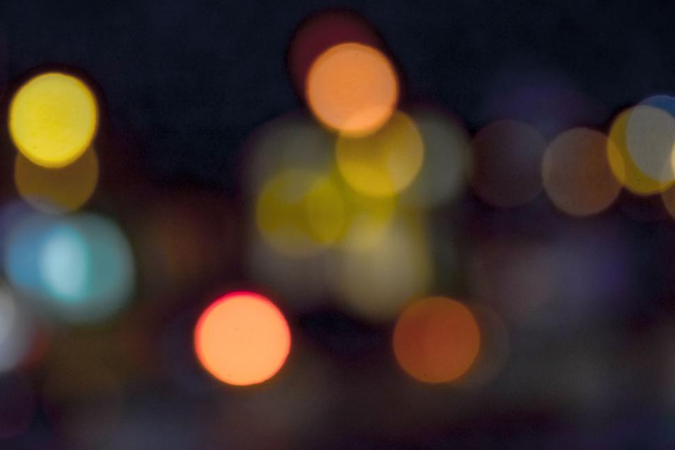 Free Image of Multicolored Bokeh Lights 