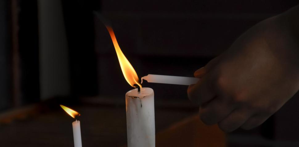 Free Image of Lighting Candles 
