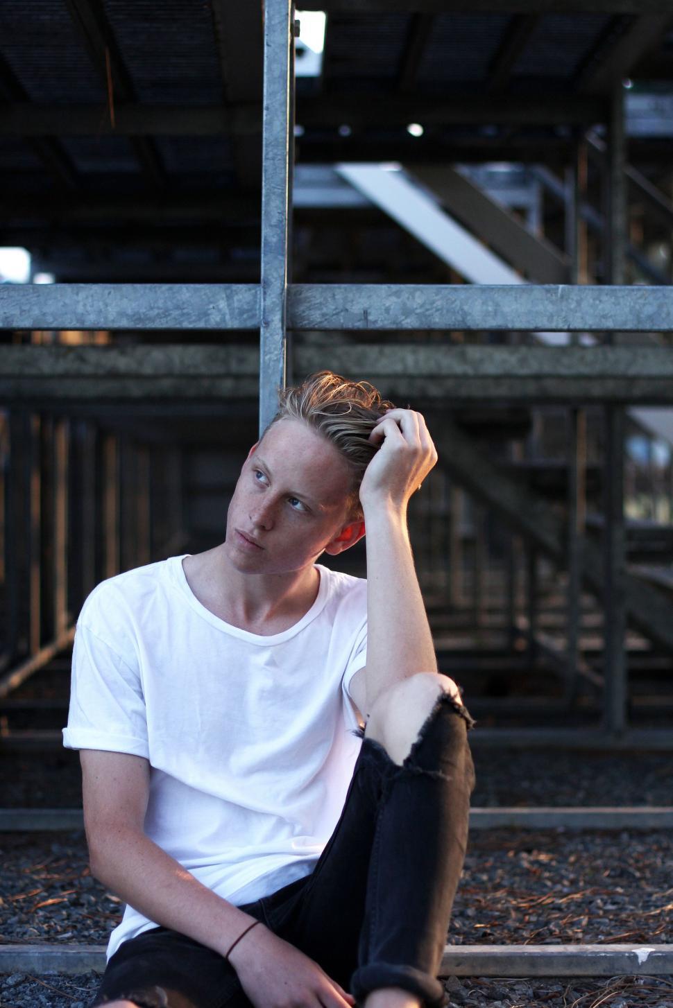 Free Image of Young Male Fashion Model  