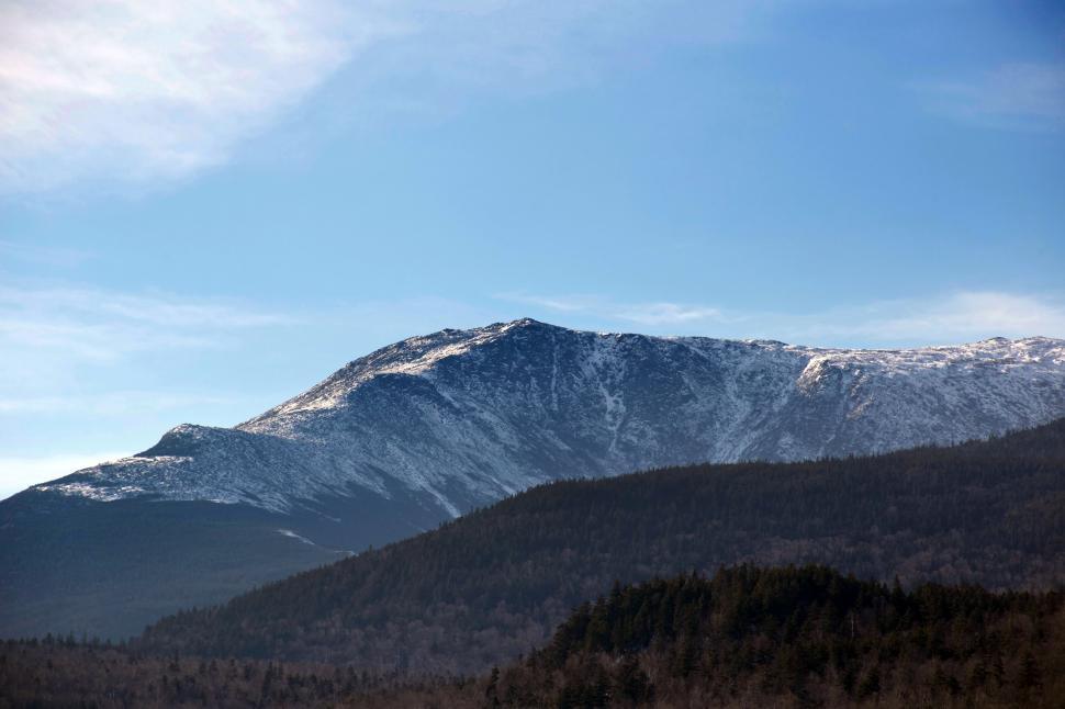 Free Image of Mountain with trees  