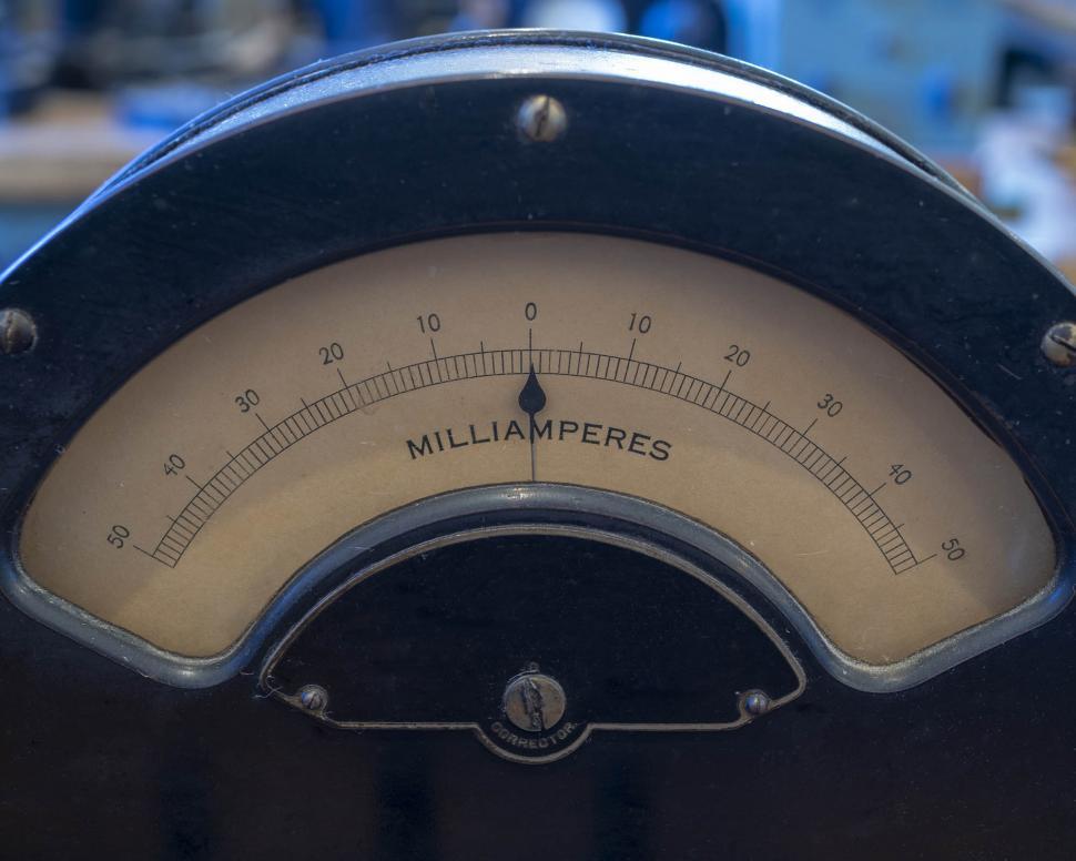 Free Image of Analog meter 
