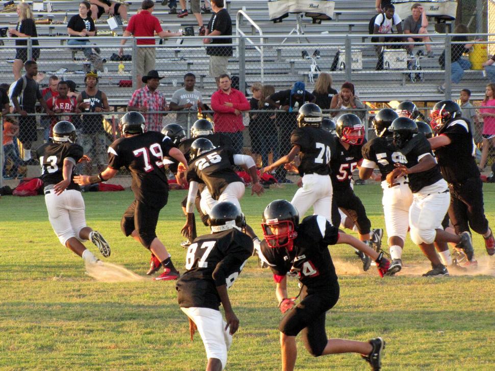 Free Image of American Football Match  