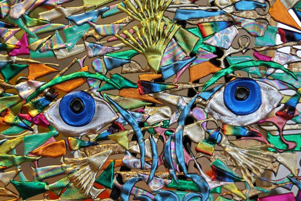 Free Image of Colorful Clay Artwork  