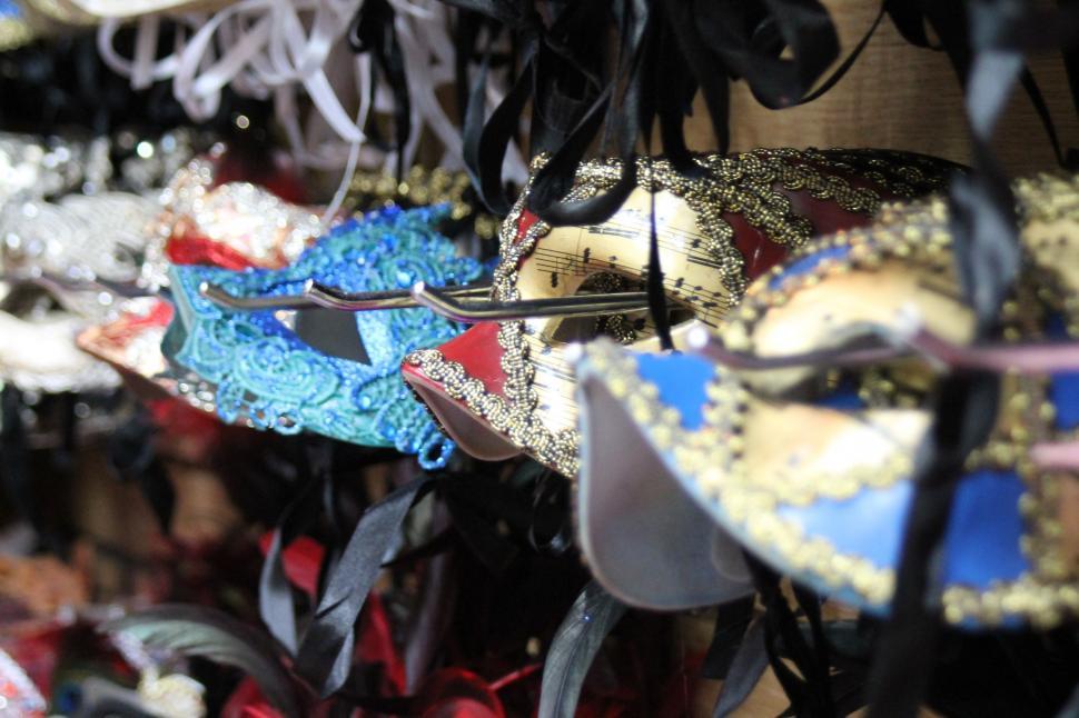 Free Image of Mardi Gras Masks 